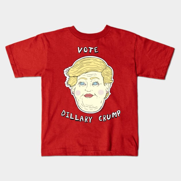 VOTE CRUMP 2016! (Light COLORS) T-SHIRT Kids T-Shirt by ChrisPyrate